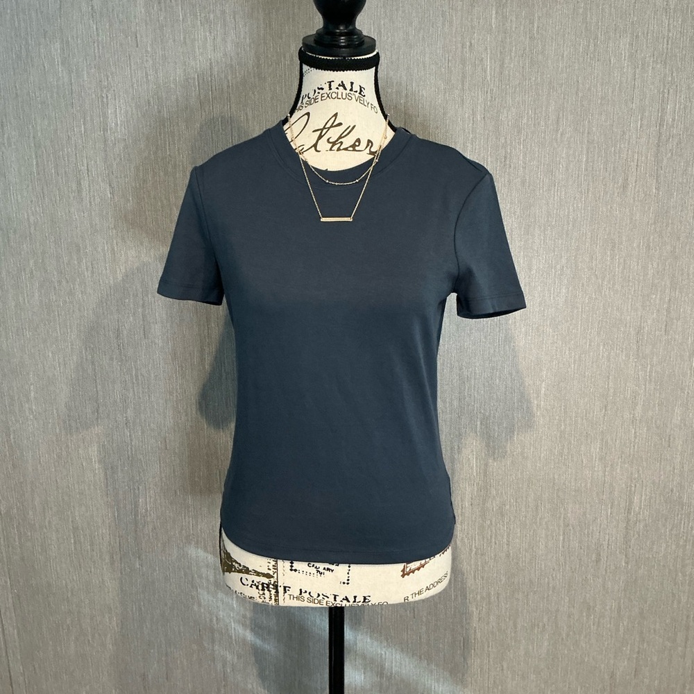 Classic Navy Blue Women's Top